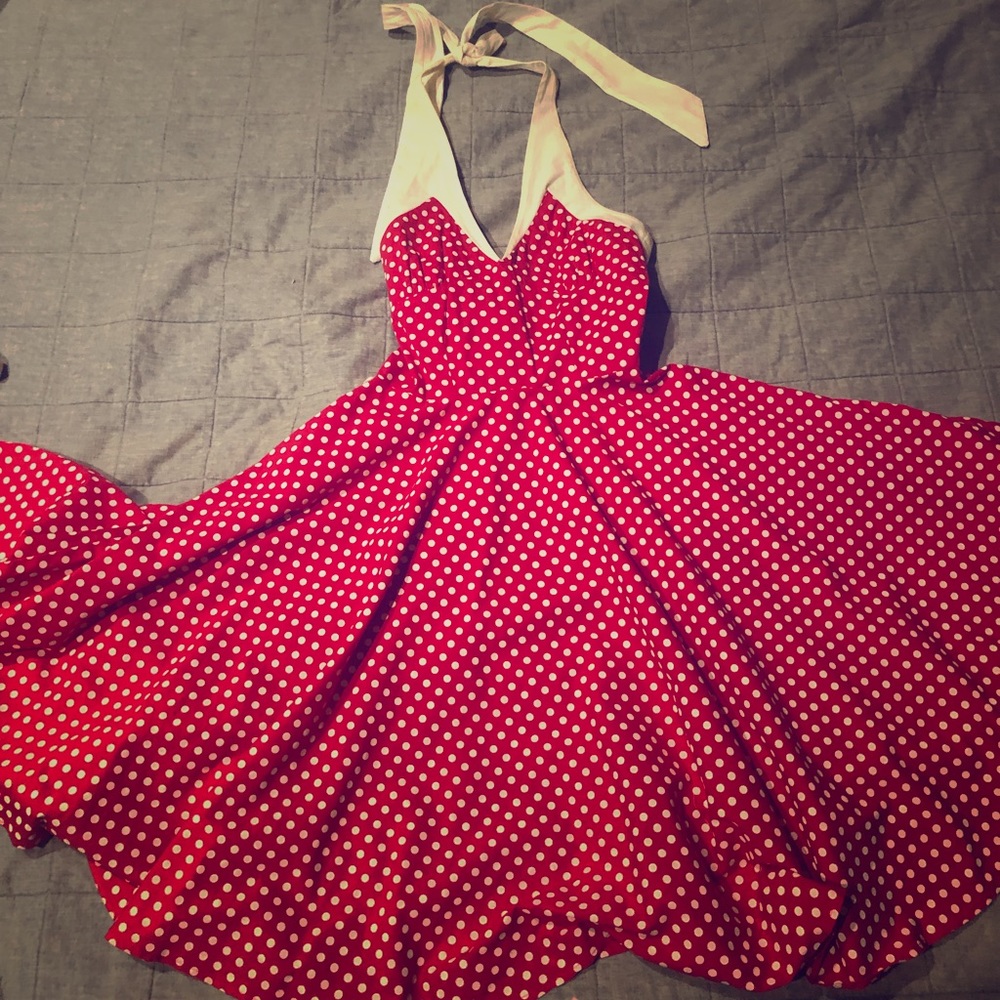Super fun retro 1950s swing dress